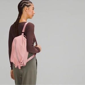 Lululemon Fast Track 2.0 Women Sports Bag Pink Duffle Bag